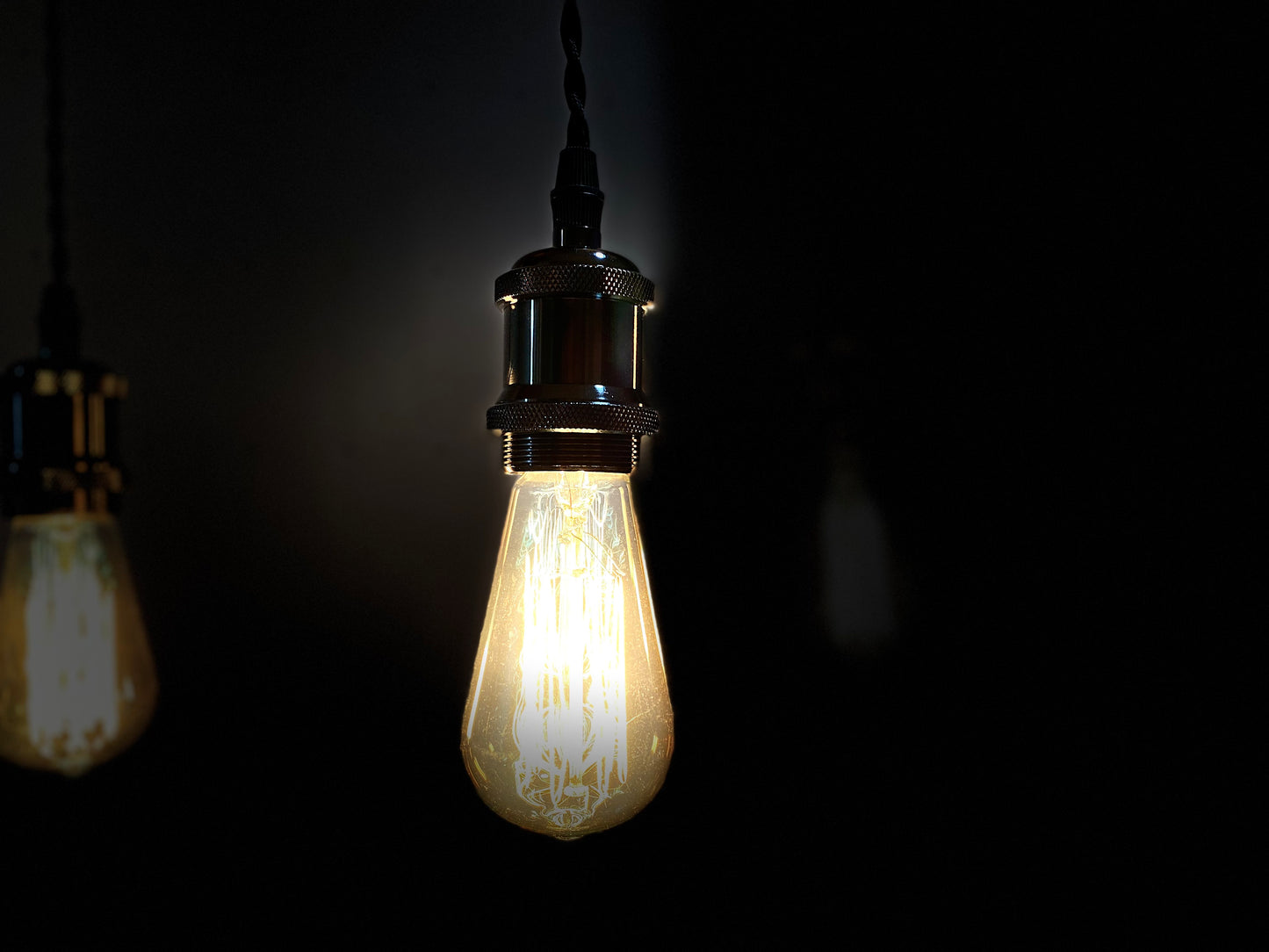 Rustic Hanging Beam Light