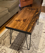 Load image into Gallery viewer, Live Edge Coffee Table - Dark or Natural