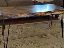 Load image into Gallery viewer, Live Edge Coffee Table - Dark or Natural