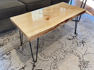 Live Edge Coffee Table - Dark or Natural